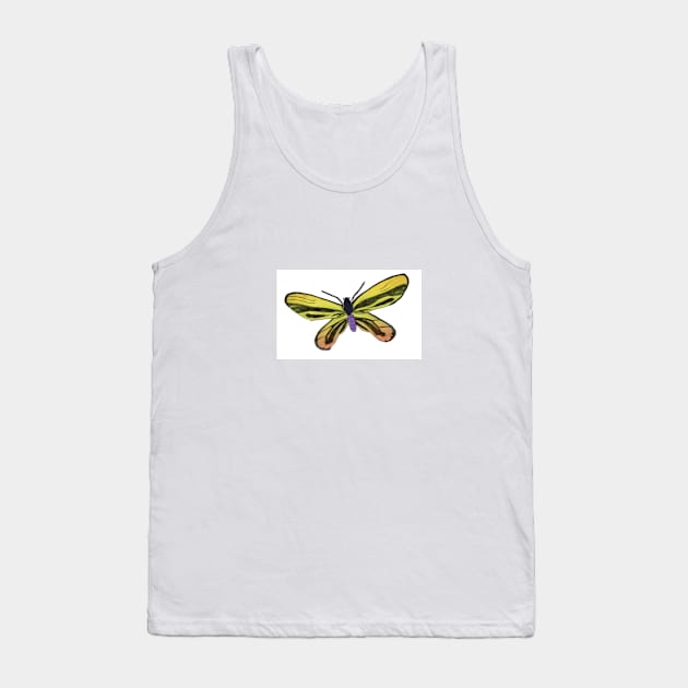 The yellow butterfly Tank Top by ram&son